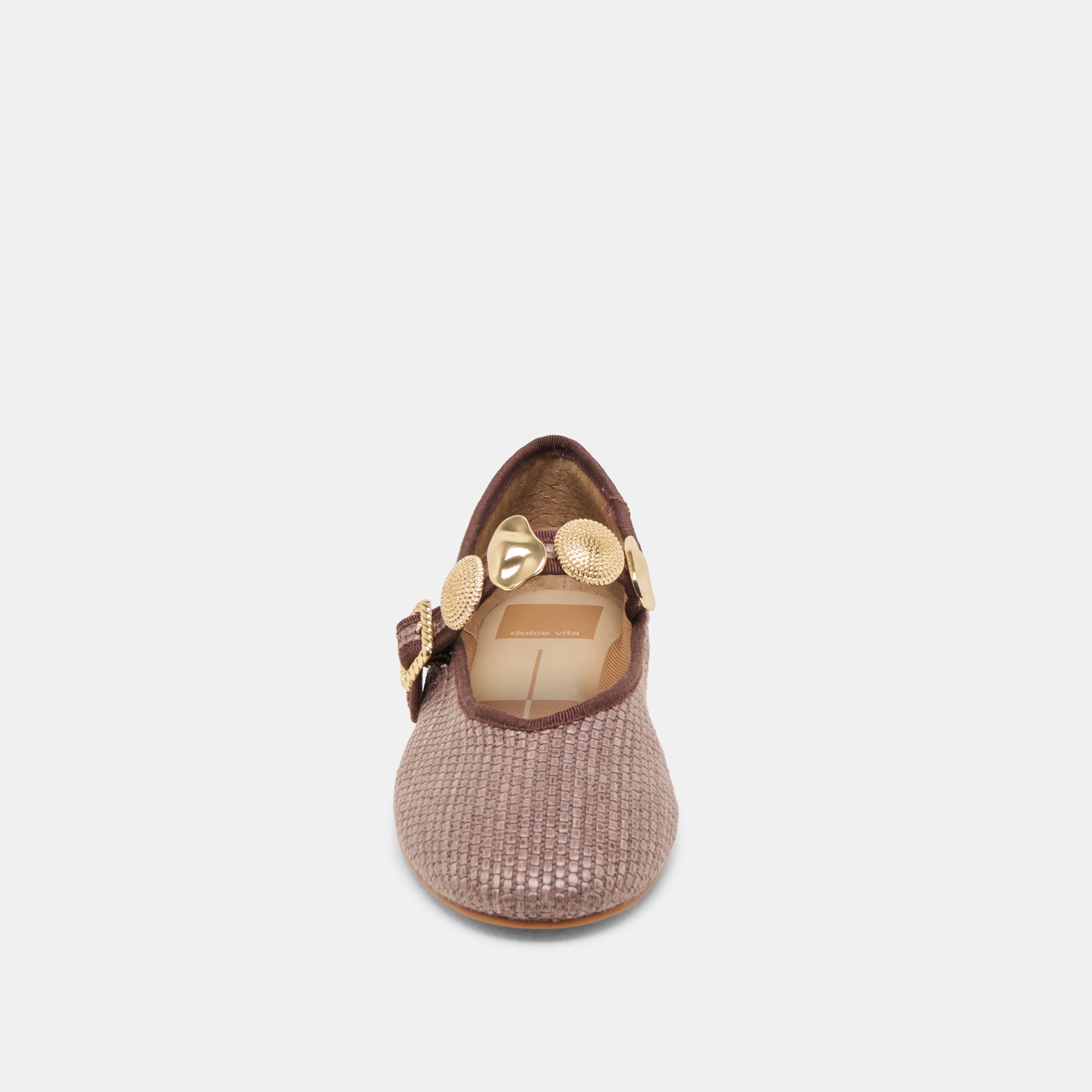 RELAN BALLET FLATS WALNUT RAFFIA | Women Dolce Vita