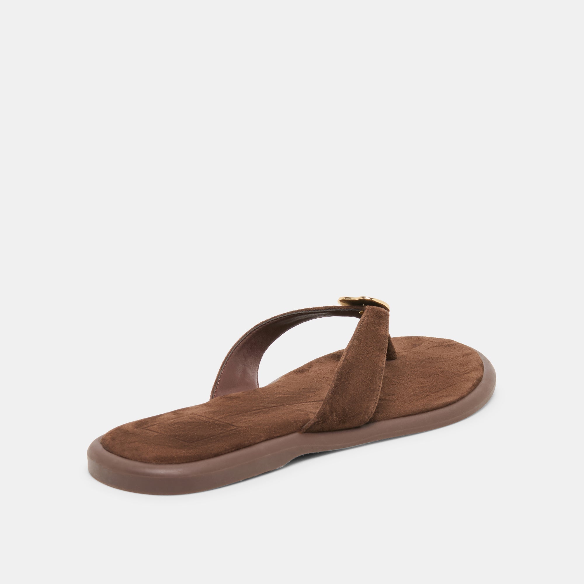 Jaina Dk Brown Suede Sandals | Dolce Vita Women