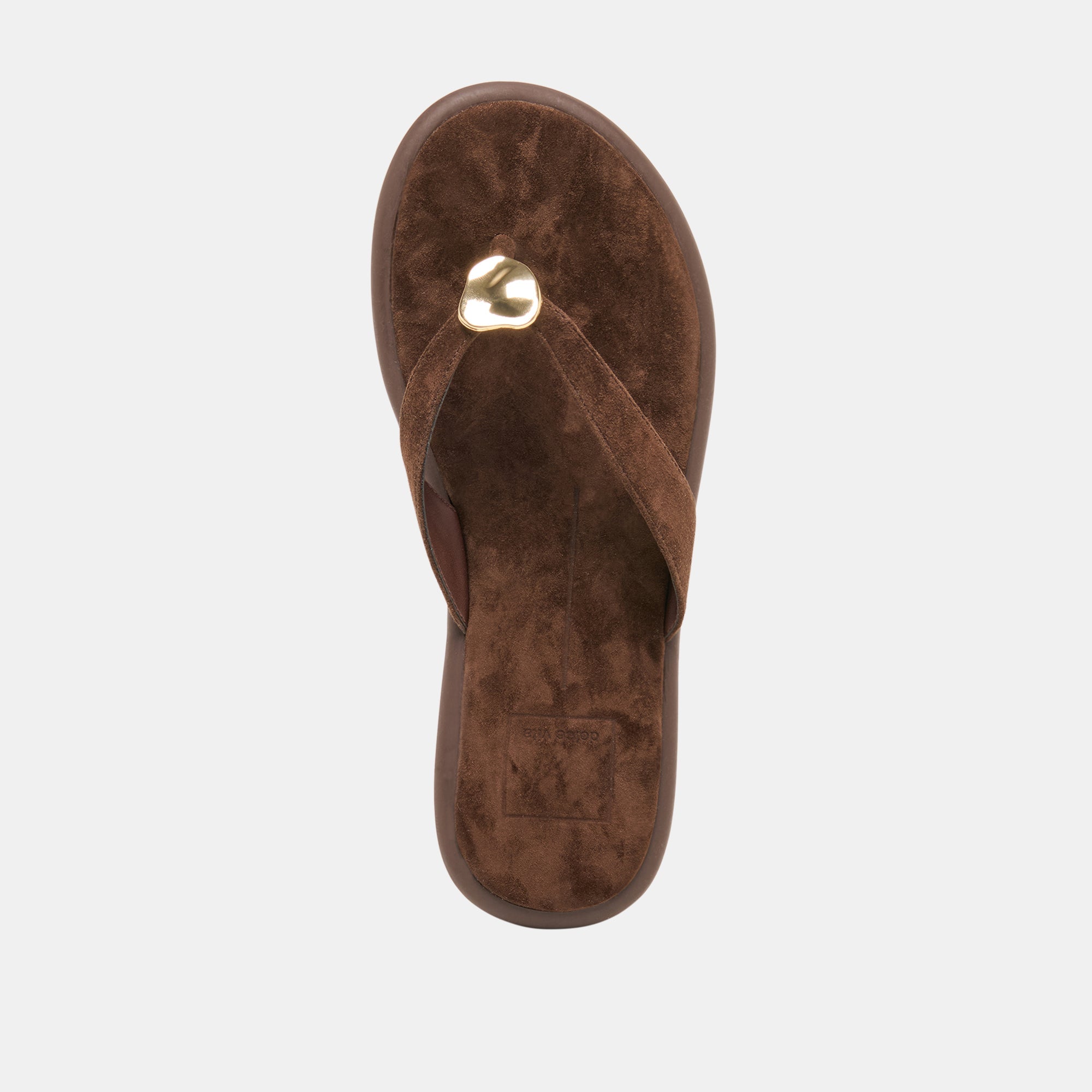 Jaina Dk Brown Suede Sandals | Dolce Vita Women