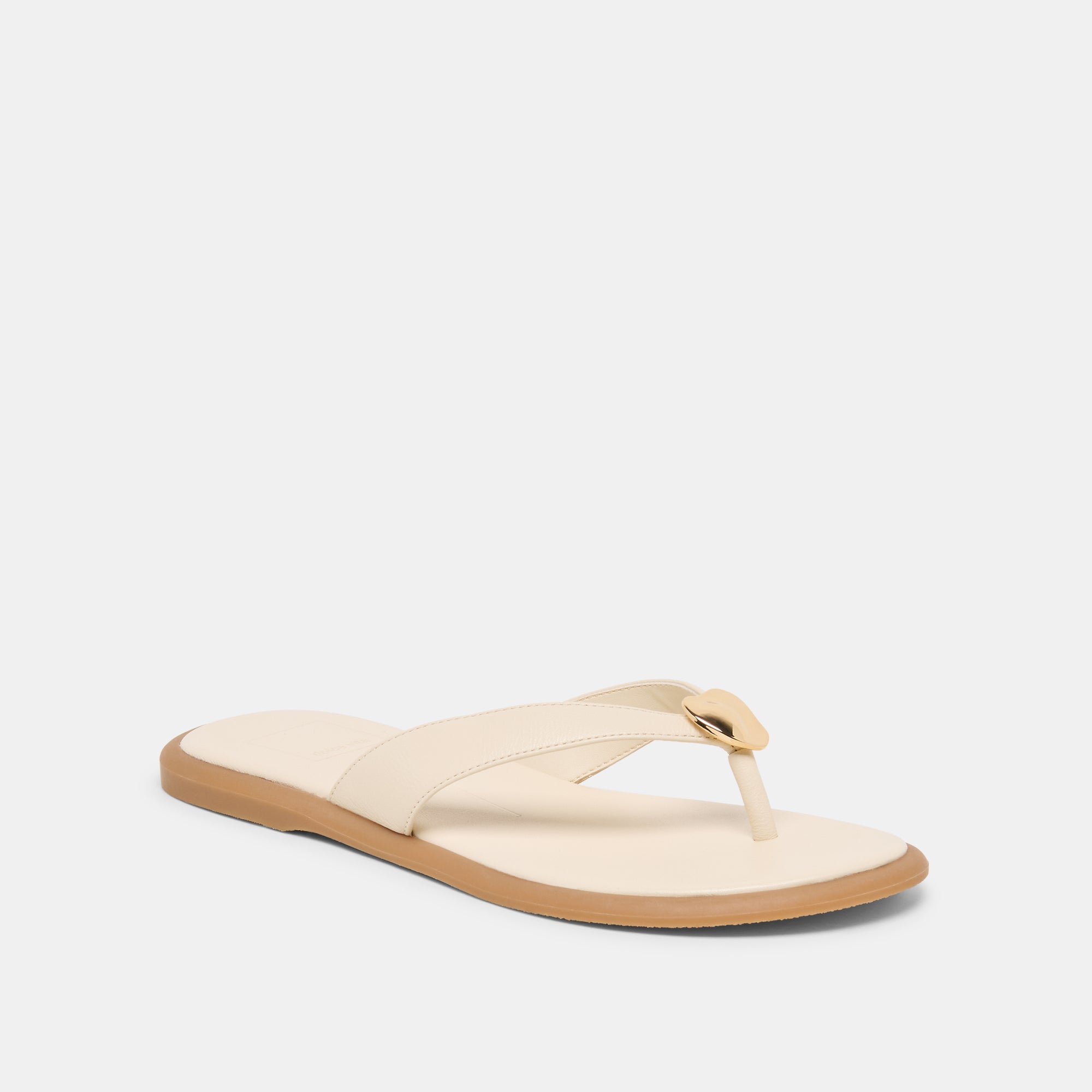 Jaina Bone Leather Sandals | Women Dolce Vita