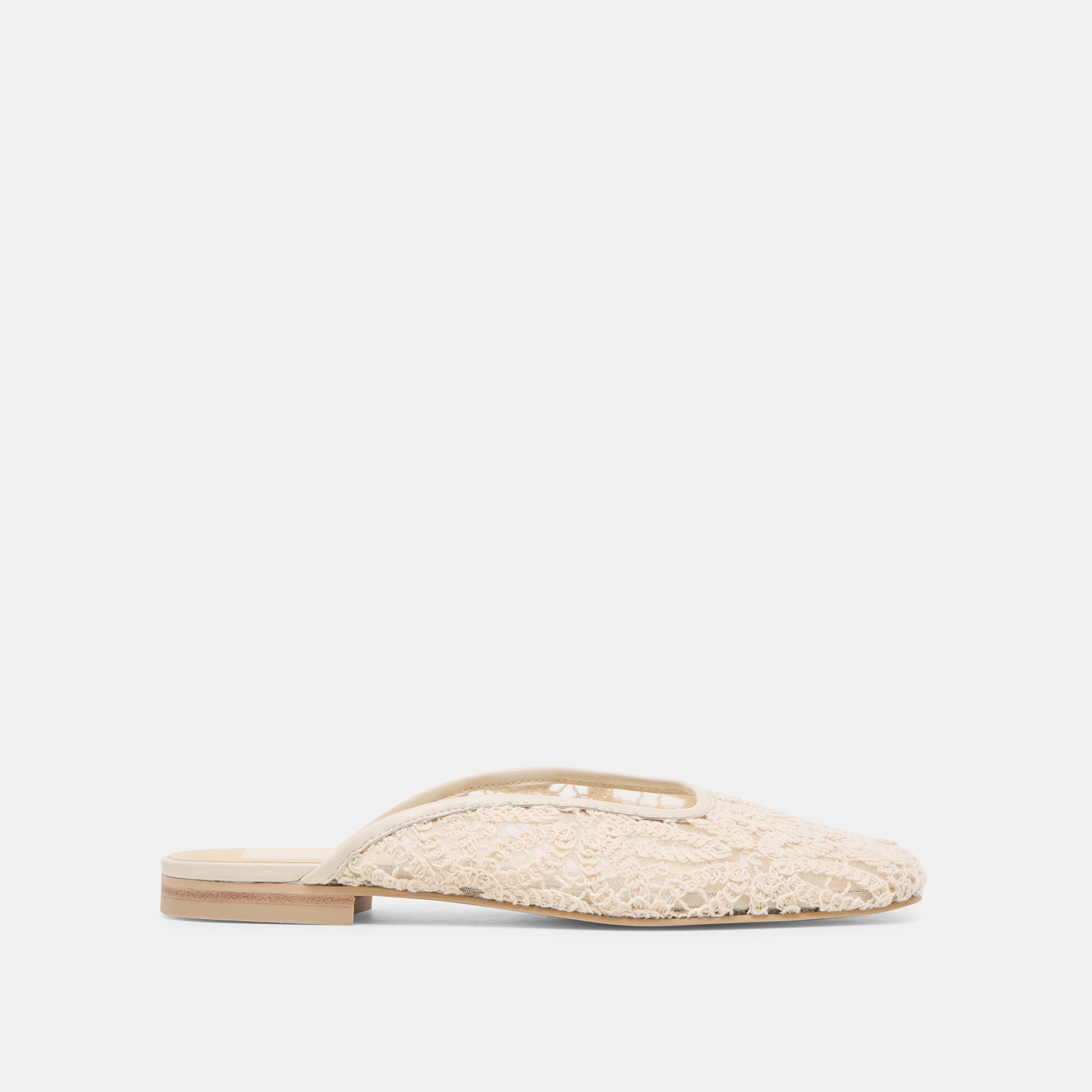 Aubrie Ivory Macrame Mesh Flats | Dolce Vita Women