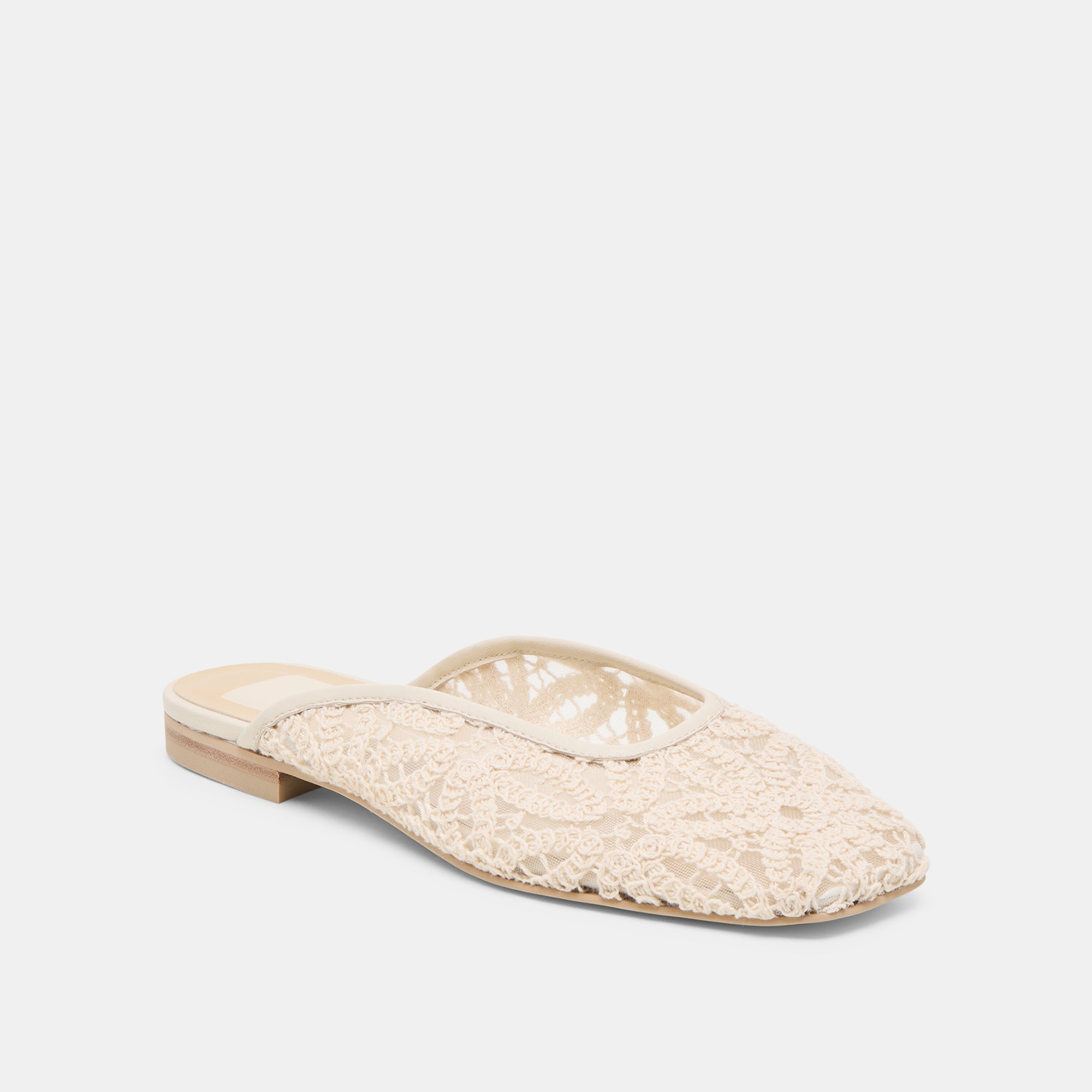 Aubrie Ivory Macrame Mesh Flats | Dolce Vita Women
