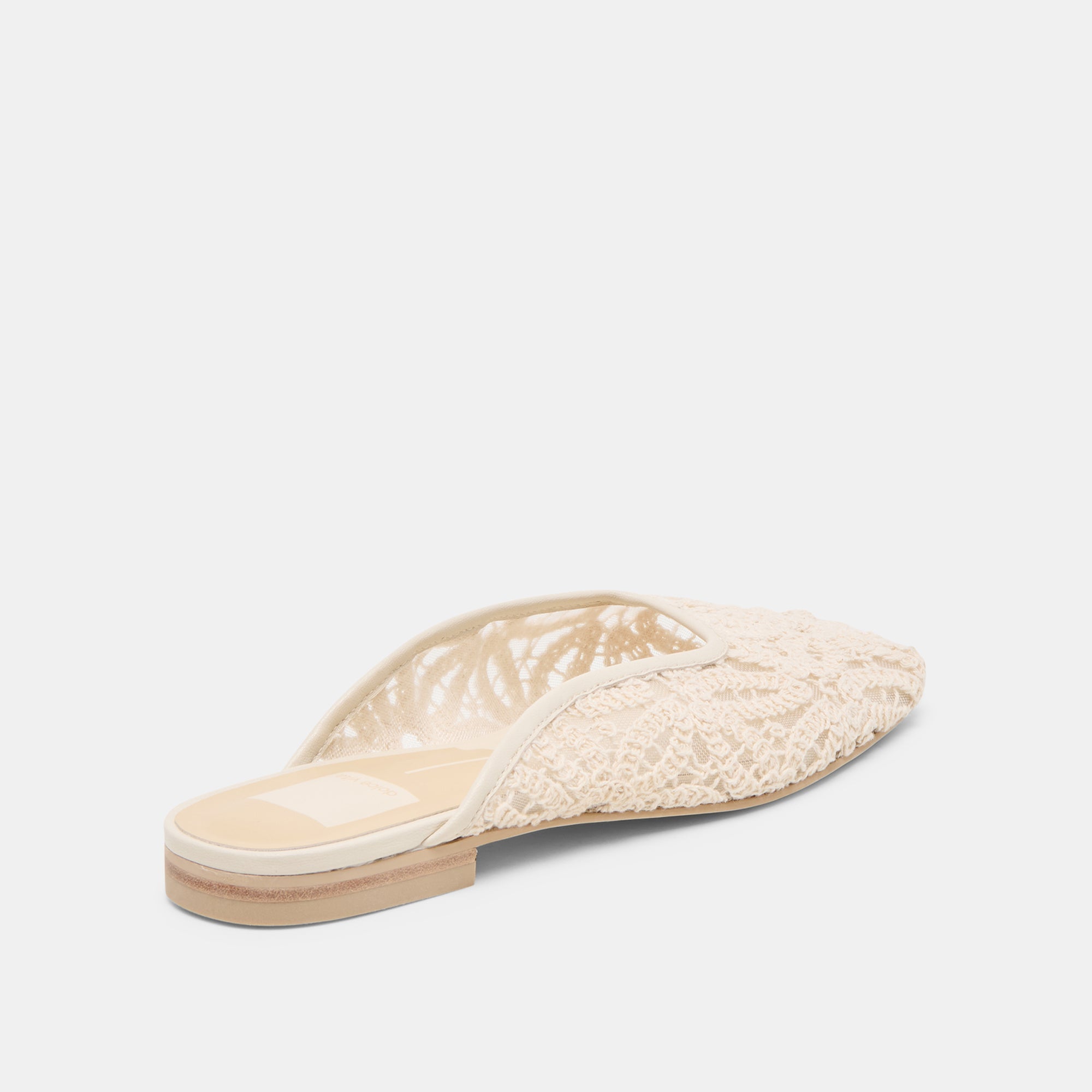 Aubrie Ivory Macrame Mesh Flats | Dolce Vita Women