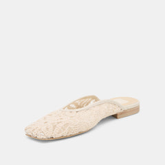 Aubrie Ivory Macrame Mesh Flats | Dolce Vita Women