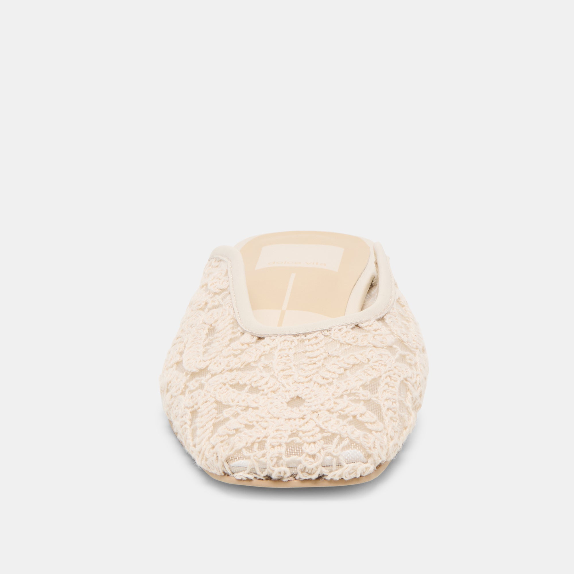 Aubrie Ivory Macrame Mesh Flats | Dolce Vita Women