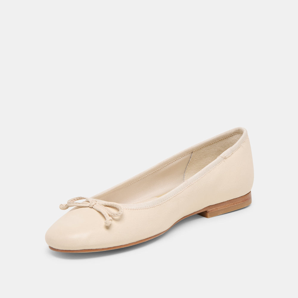 Ritla Bone Leather Ballet Flats | Women Dolce Vita