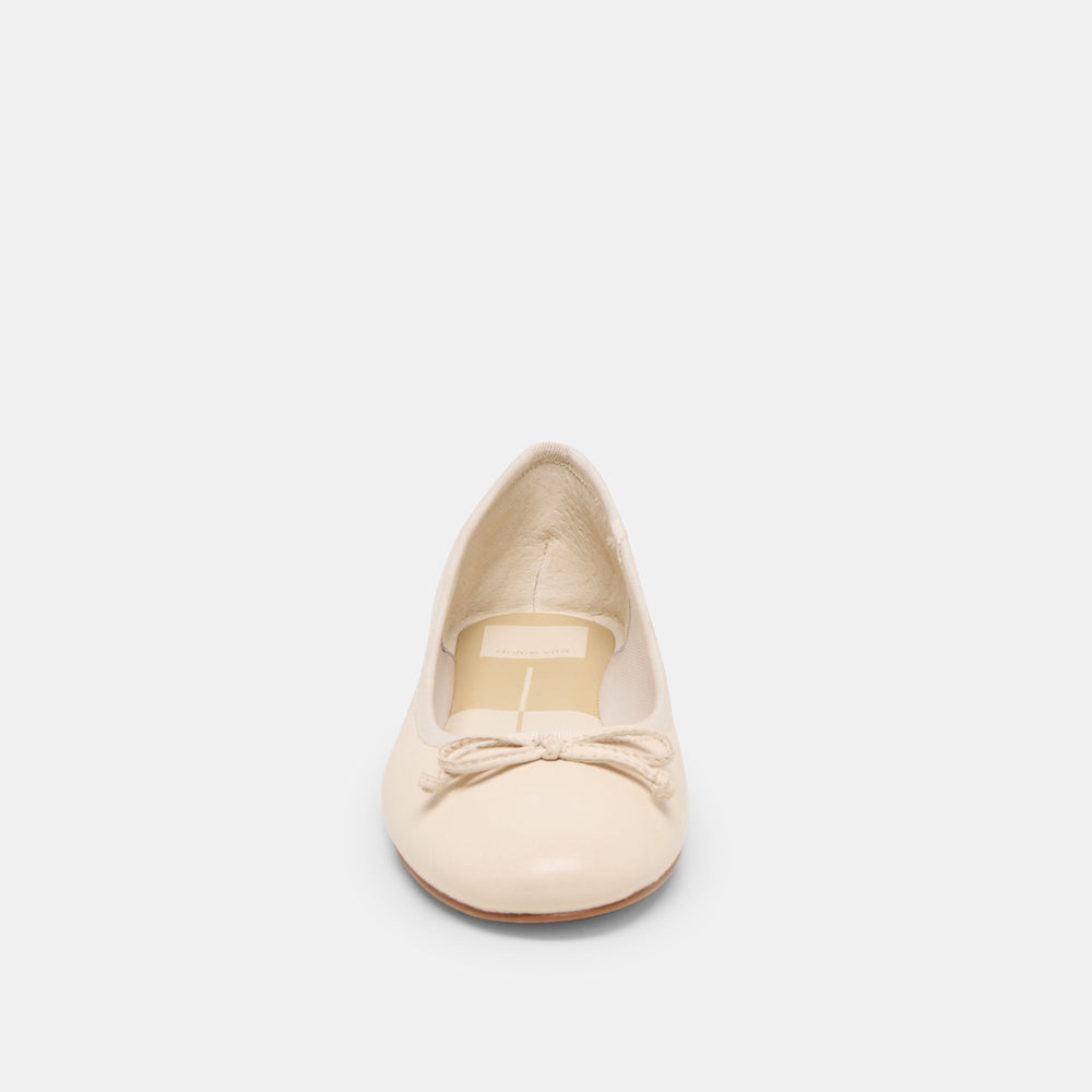 Ritla Bone Leather Ballet Flats | Women Dolce Vita