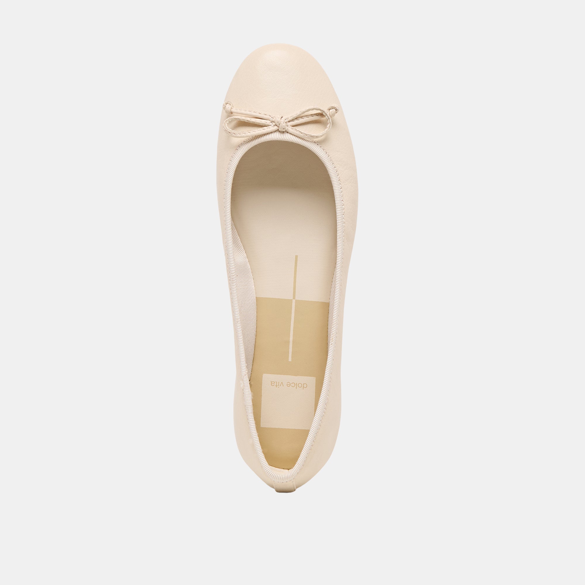 Ritla Bone Leather Ballet Flats | Women Dolce Vita