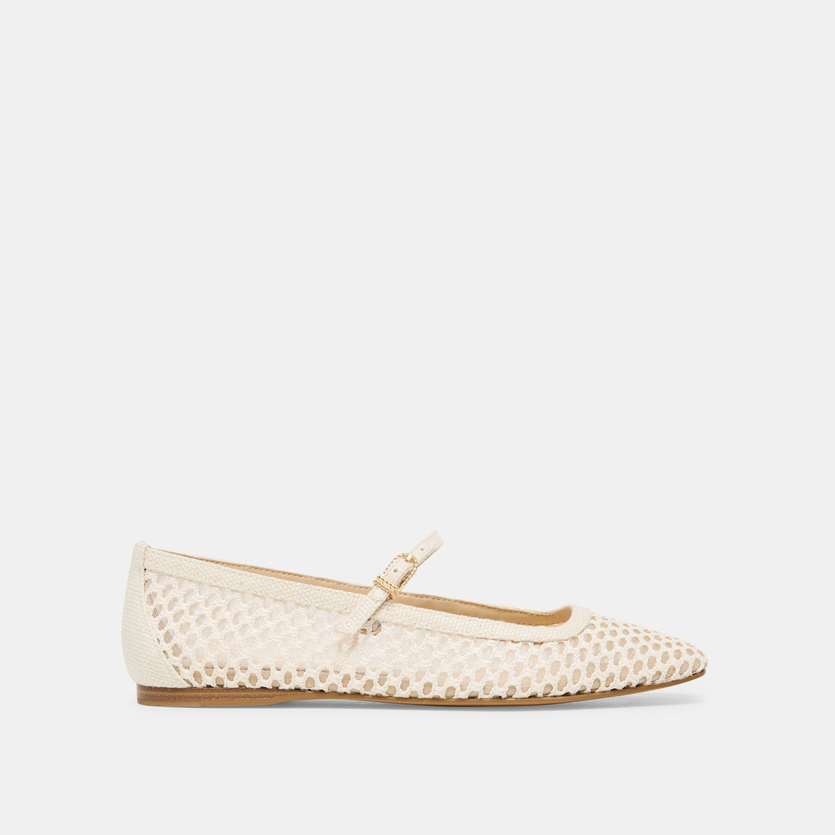 Reyes White Woven Raffia Ballet Flats | Dolce Vita Women