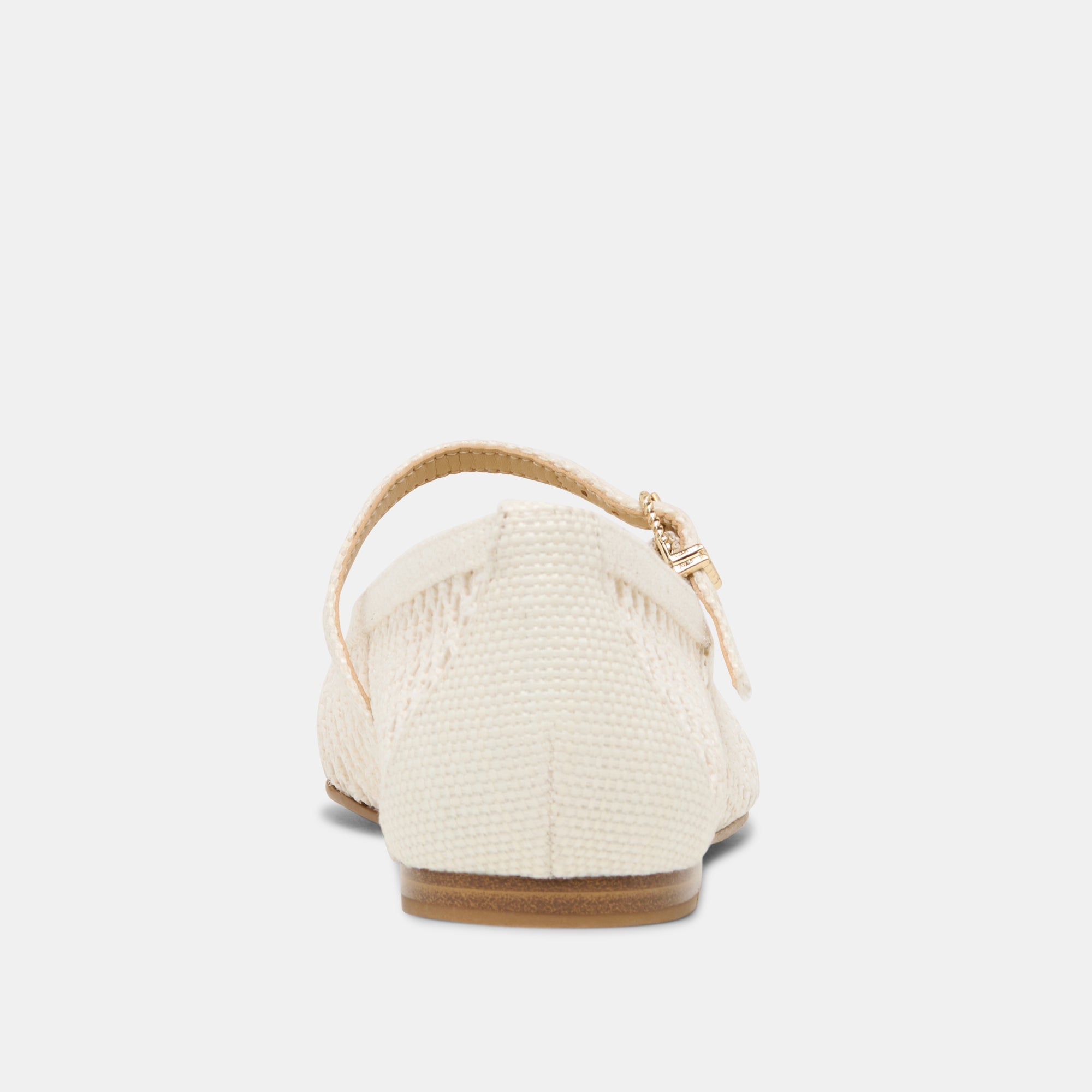 Reyes White Woven Raffia Ballet Flats | Dolce Vita Women