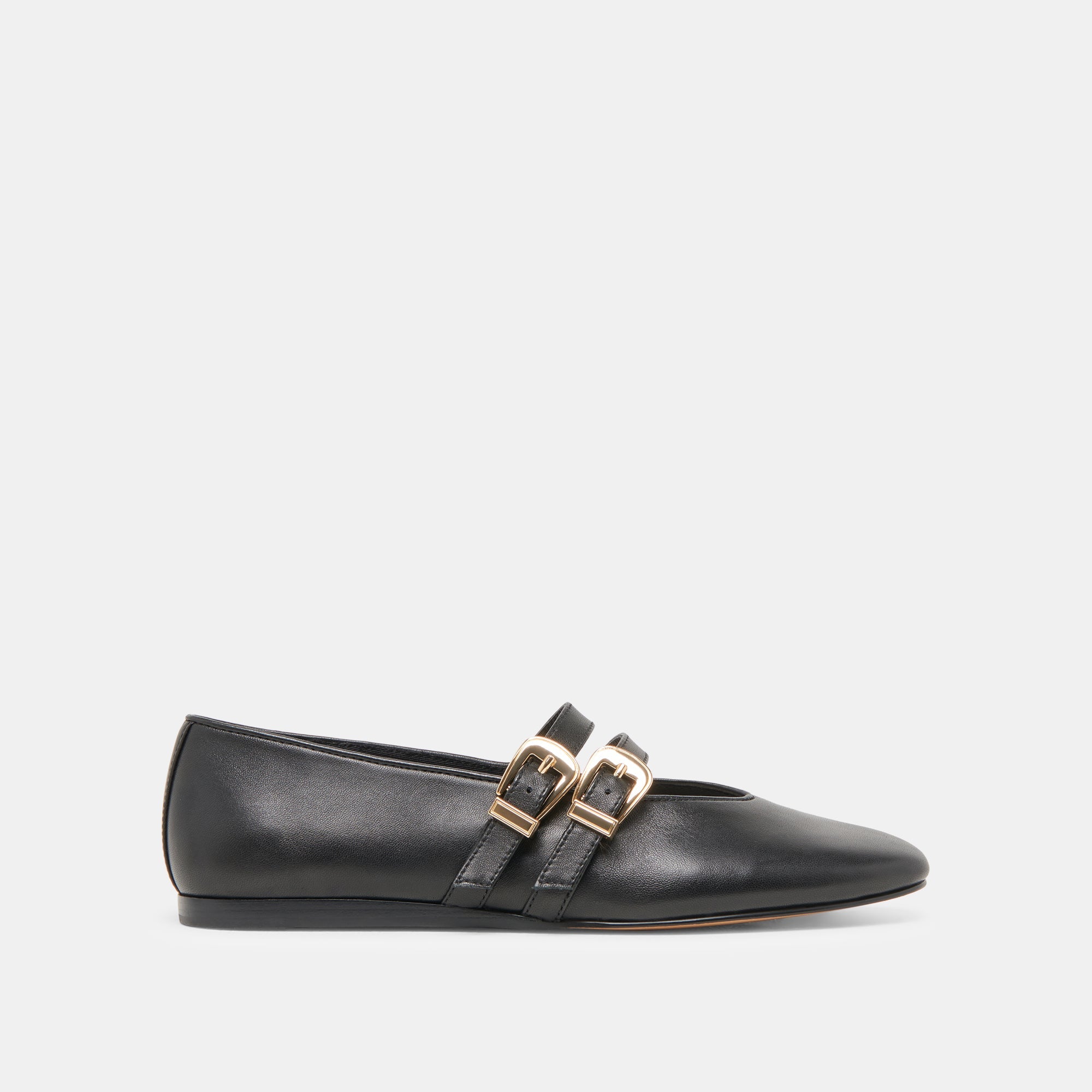 BAYLEE BALLET FLATS BLACK LEATHER | Dolce Vita Women