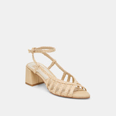 YASMIN HEELS NATURAL RAFFIA | Dolce Vita Women