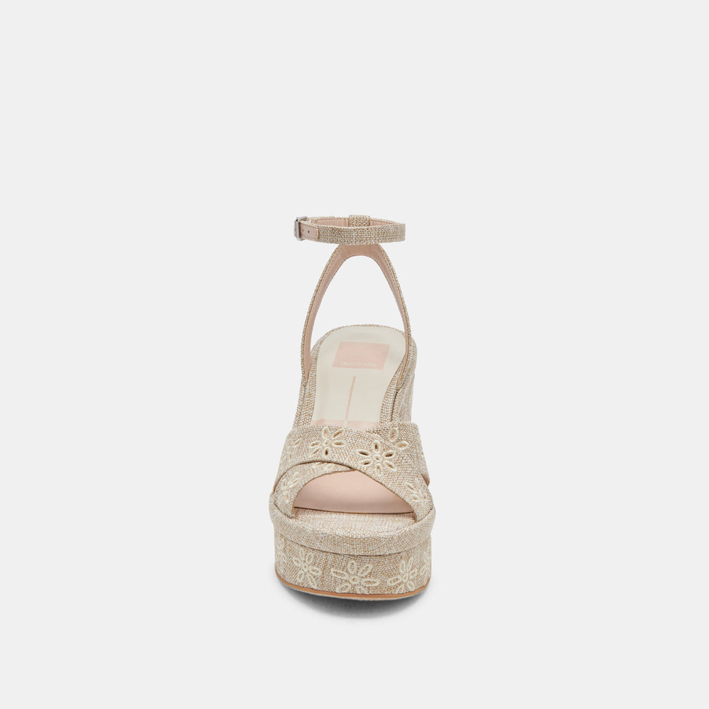 LAISHA HEELS ALMOND FLORAL EYELET | Women Dolce Vita