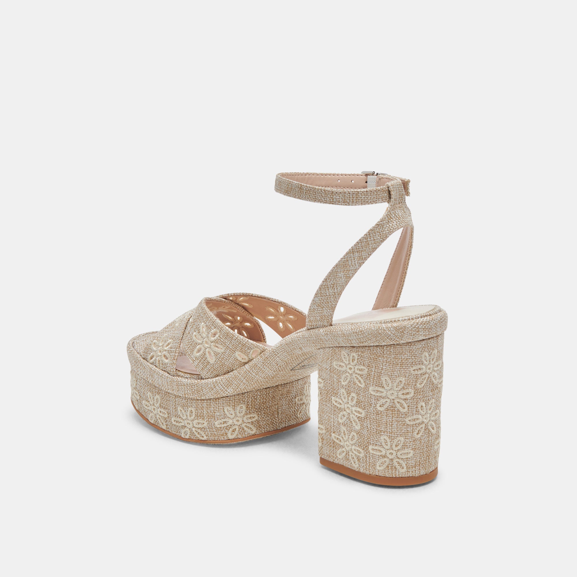 LAISHA HEELS ALMOND FLORAL EYELET | Women Dolce Vita